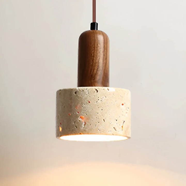 TranquilGlow - Elegant Wabi-Sabi Taklampe Luvikno