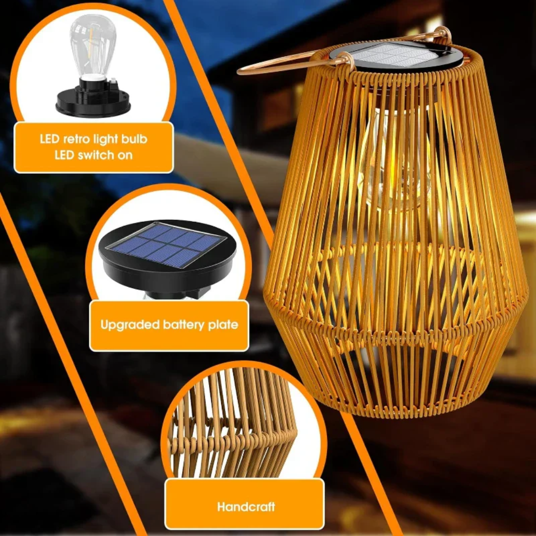 Håndvevd Vanntett Solhage Lampe - SunWeave | Luvikno