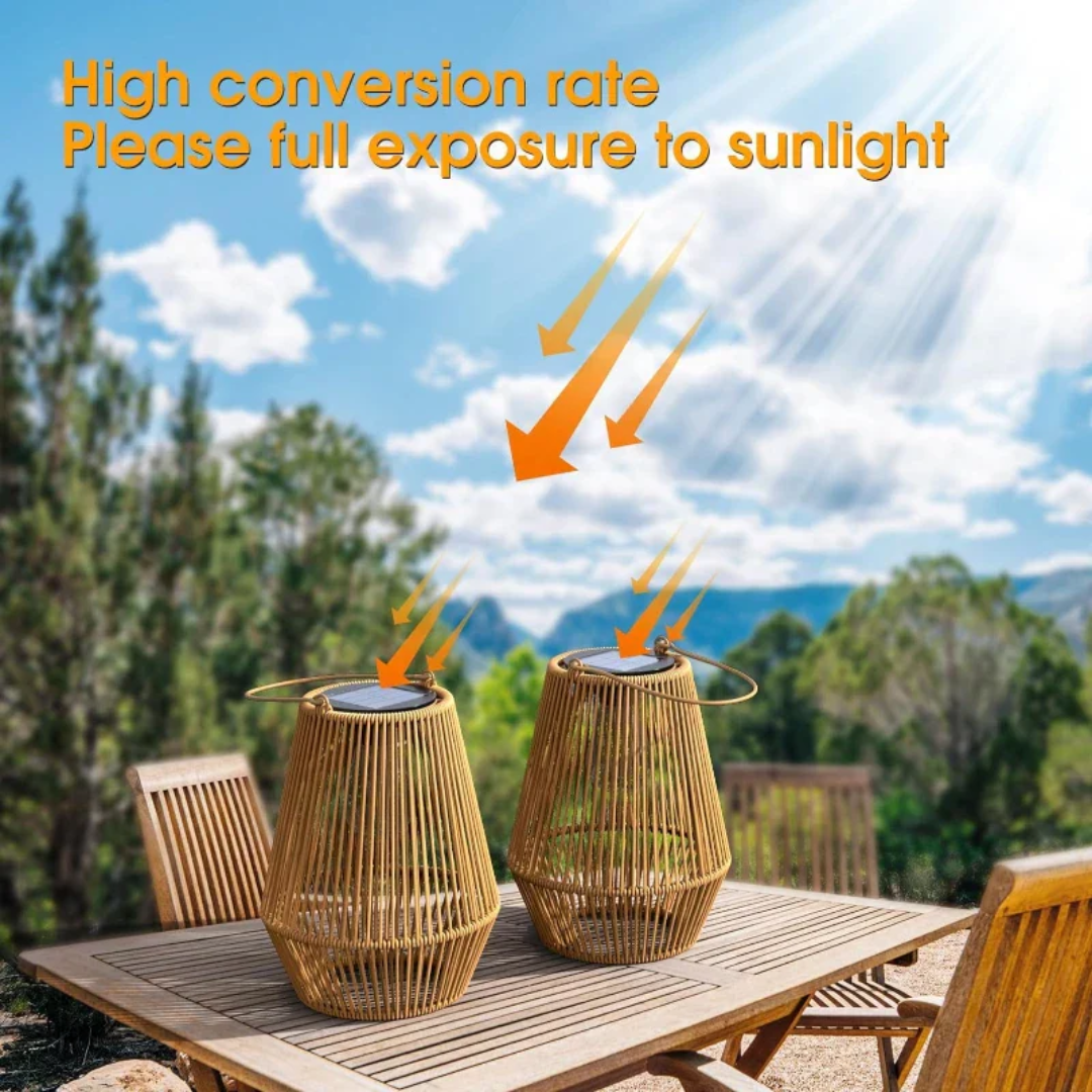 Håndvevd Vanntett Solhage Lampe - SunWeave | Luvikno