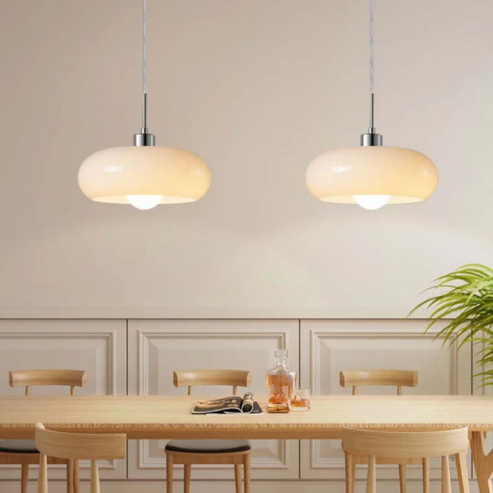 Moderne Rund LED Pendellampe - RadianceOrb | Luvikno