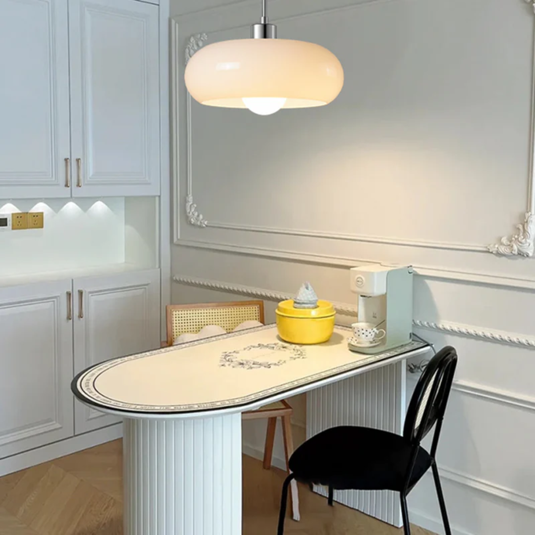 Moderne Rund LED Pendellampe - RadianceOrb | Luvikno