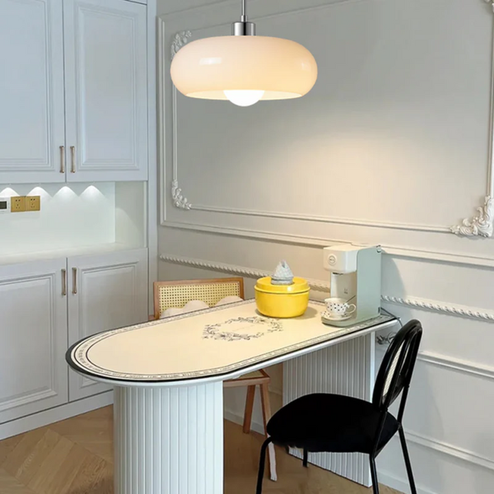 Moderne Rund LED Pendellampe - RadianceOrb | Luvikno