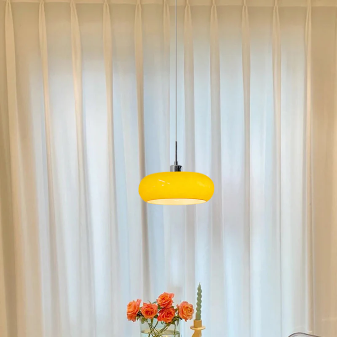 Moderne Rund LED Pendellampe - RadianceOrb | Luvikno