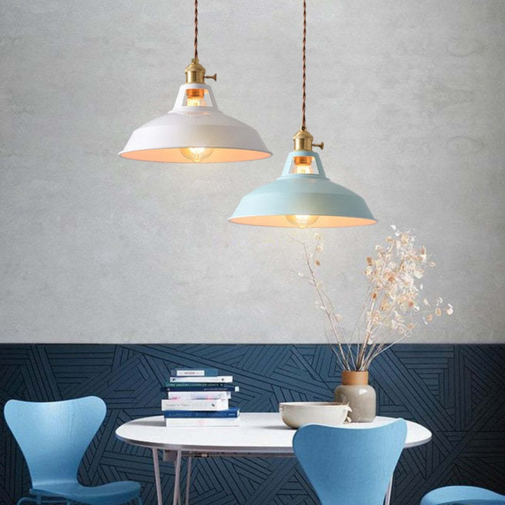 Moderne Fargerik LED Pendellampe - ChromaLuxe | Luvikno