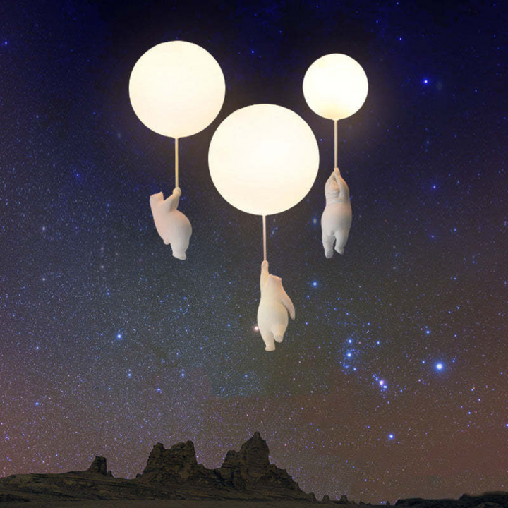 Fateh Taklamper Pendellamper Bamse Ballong | Luvikno