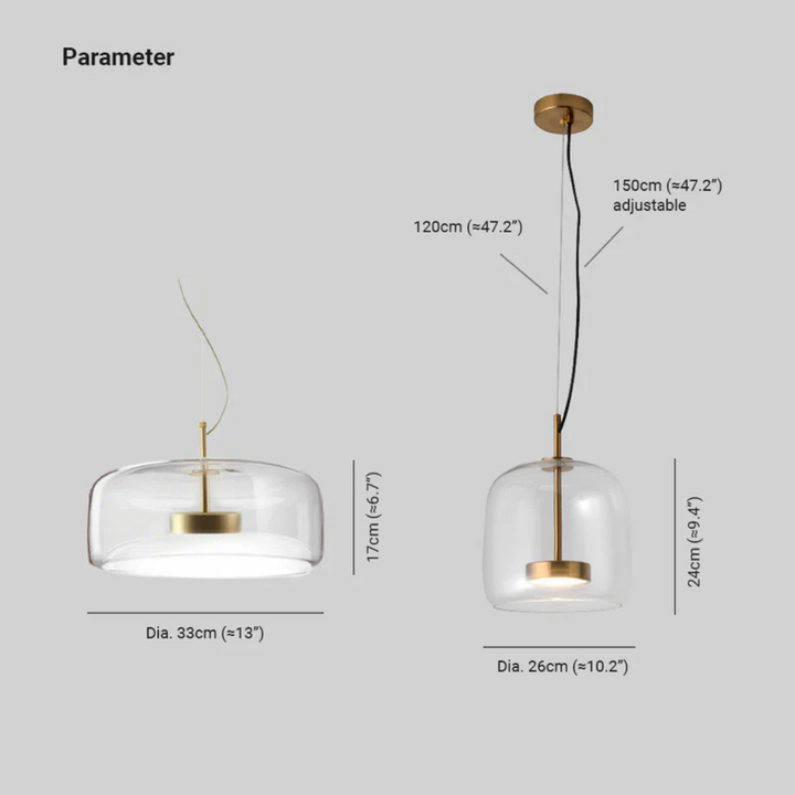 Retro LED Pendellampe - VintageGlow | Luvikno