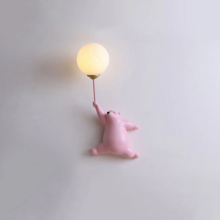Designer Bear LED Vegglampe - TeddyGlow | Luvikno