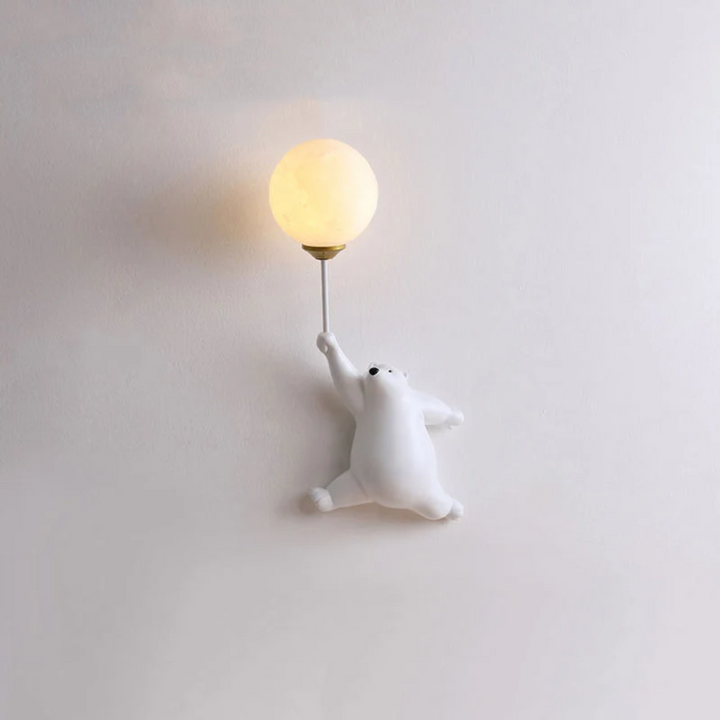 Designer Bear LED Vegglampe - TeddyGlow | Luvikno