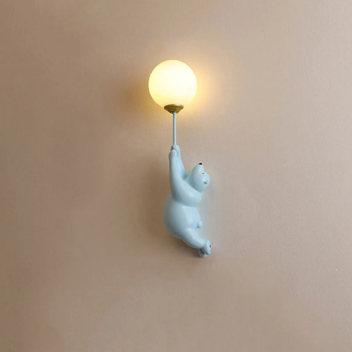 Designer Bear LED Vegglampe - TeddyGlow | Luvikno