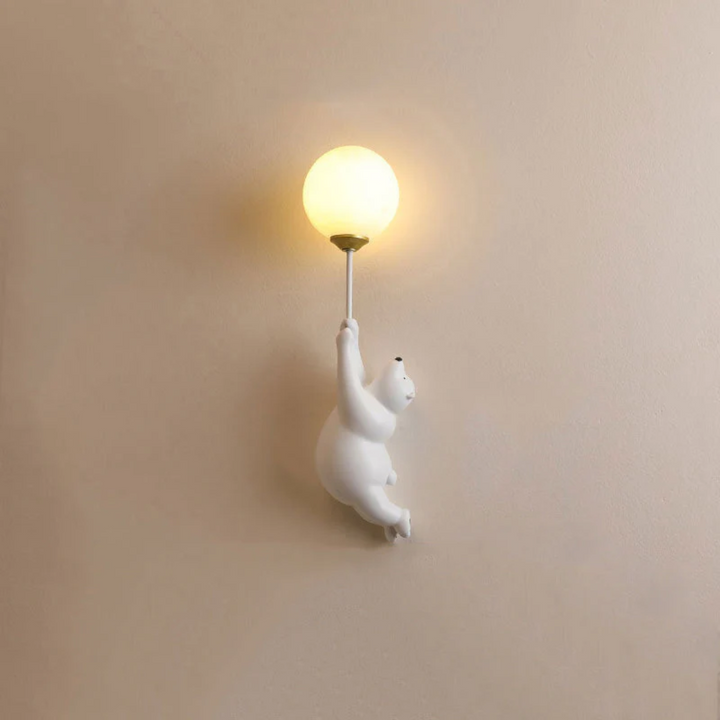 Designer Bear LED Vegglampe - TeddyGlow | Luvikno