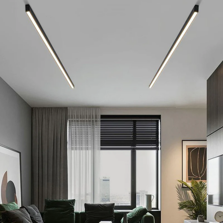 Moderne lineær LED takbelysning Luvikno