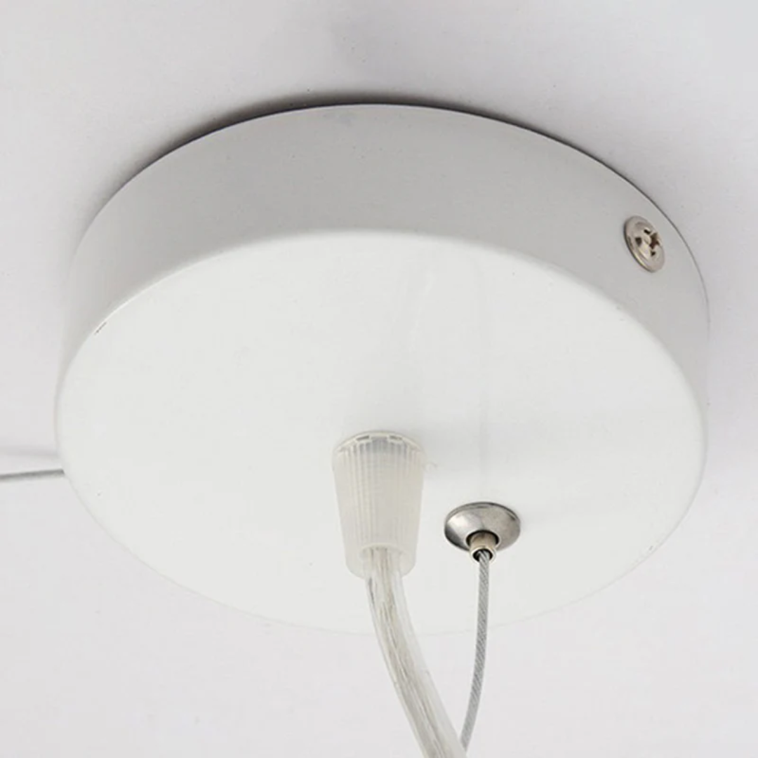 Designer Cloud LED Pendellampe Hvit PVC/Bomull - Nimbus | Luvikno