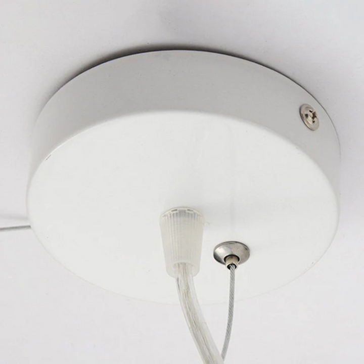 Designer Cloud LED Pendellampe Hvit PVC/Bomull - Nimbus | Luvikno