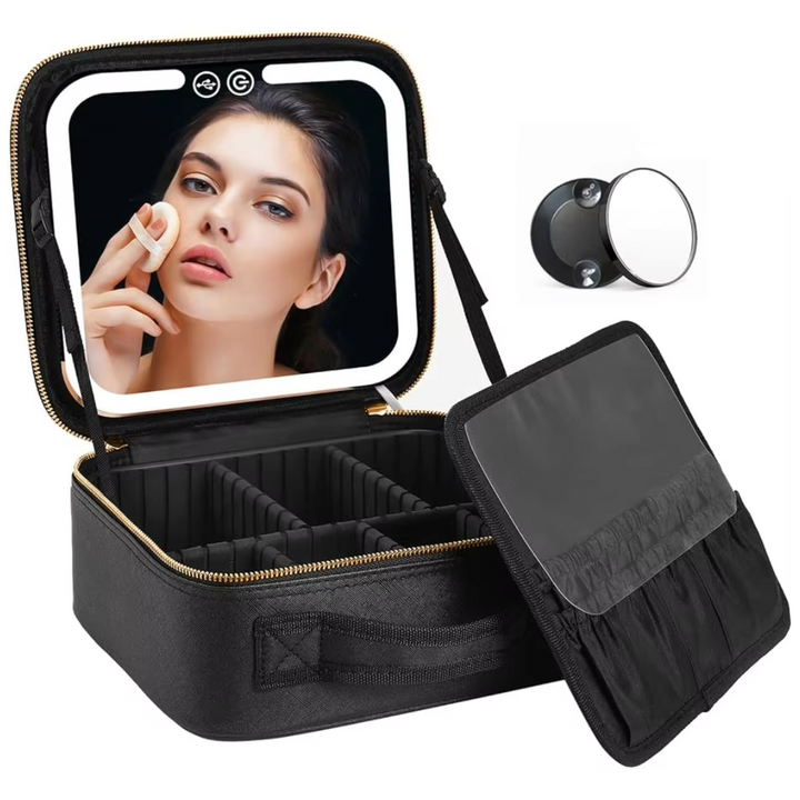 Luksus Makeup Organizer med Belyst Speil Luvikno