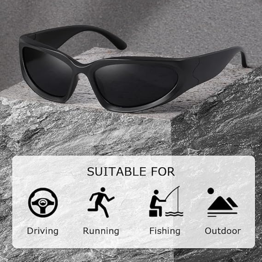 Polariserte sportssolbriller - SwiftWrap | Luvikno
