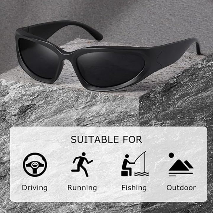 Polariserte sportssolbriller - SwiftWrap | Luvikno