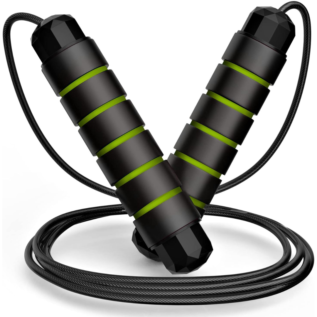 FlexiJump - Justerbar Tangle-Free Hoppetau for Fitness Luvikno