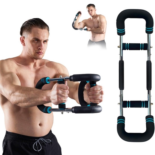 Luvikno | Twister Arm Trening Maskin – Justerbar Fjær Treningsstang for Overkropp Styrketrening
