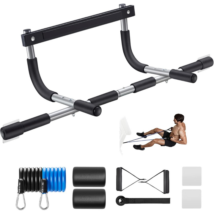 PowerGrip - Sterke Dørkarm Pull-up Bar opptil 200 Kg Luvikno