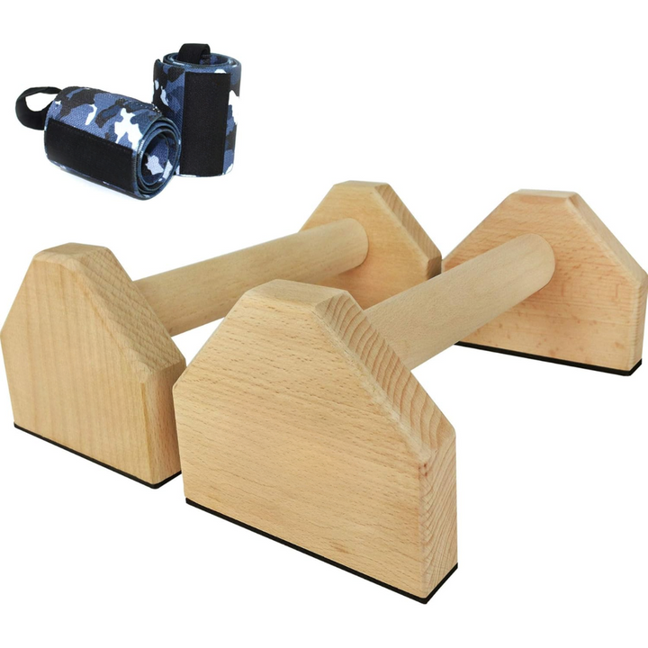 Calisthenics PowerBars – Robuste Tre Push-Up Støtter Luvikno