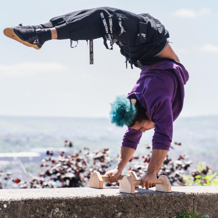 Calisthenics PowerBars – Robuste Tre Push-Up Støtter Luvikno
