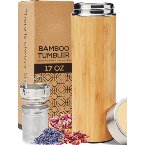 TeaFusion - Luxe Bamboe Te Flaske 500ml Luvikno