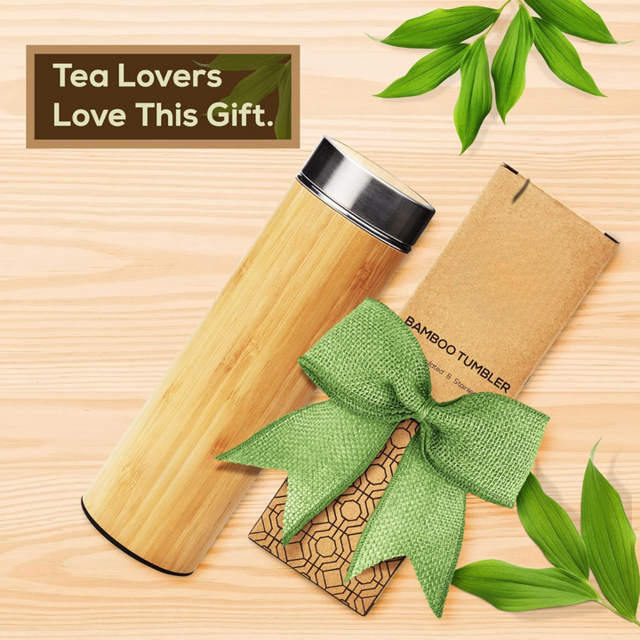 TeaFusion - Luxe Bamboe Te Flaske 500ml Luvikno