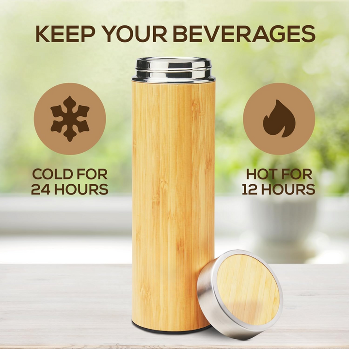 TeaFusion - Luxe Bamboe Te Flaske 500ml Luvikno