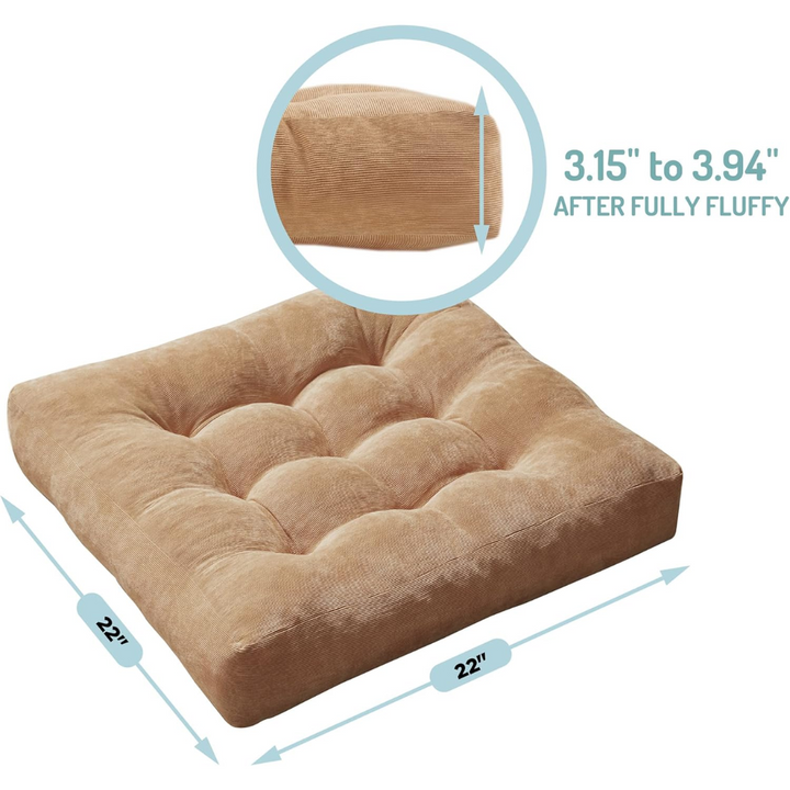 ZenCushion – Sett av 2 Luksus Meditasjonsputer Luvikno