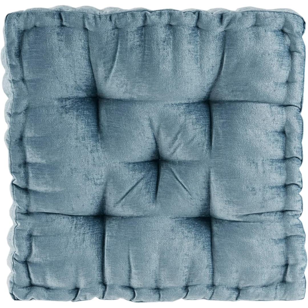 ZenComfort - Luxe Chenille Meditasjonspute for Gulvet Luvikno