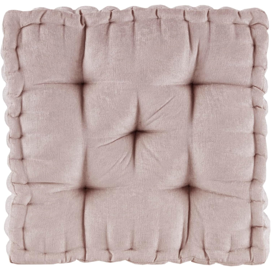 ZenComfort - Luxe Chenille Meditasjonspute for Gulvet Luvikno