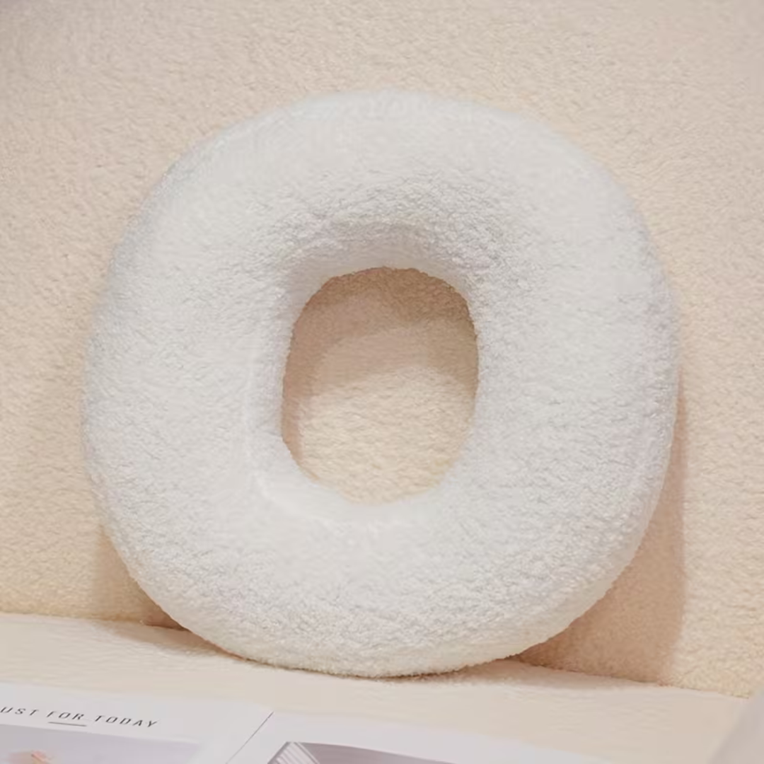 Hvit Bokstav Dekorativ Pute – Myk Og Allsidig | Kreative Puter For Sofaen Og Sengen | Luvikno
