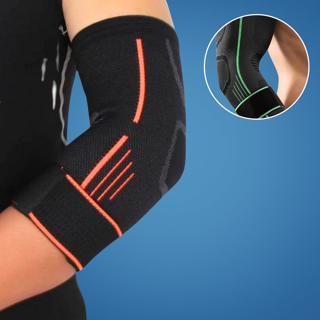 FlexiShield ortopedisk albuebeskytter | Smertelindring - Albue støtte - for senebetennelse - leddgikt - skadegjenoppretting Luvikno