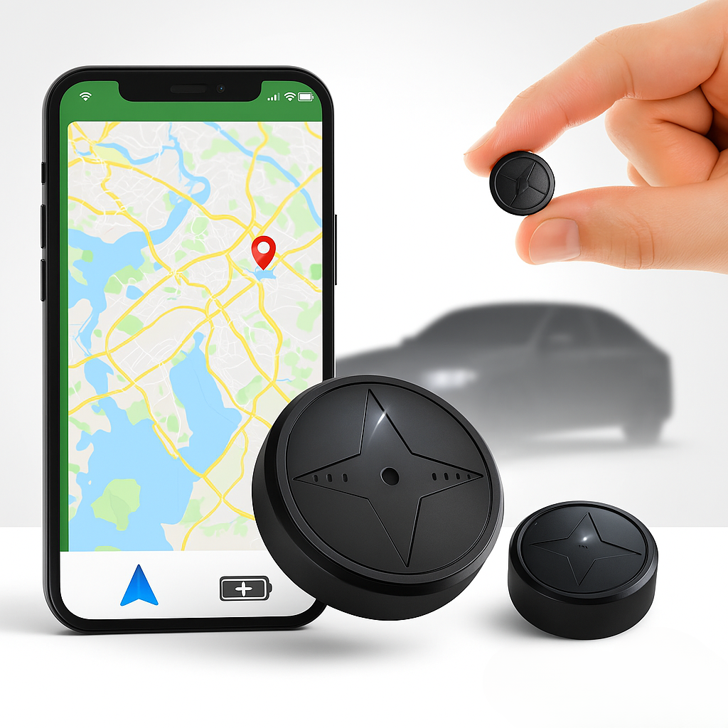 GPS Tracker for Vehicles with Magnetic Mount Bil Tracker Enhet Luvikno