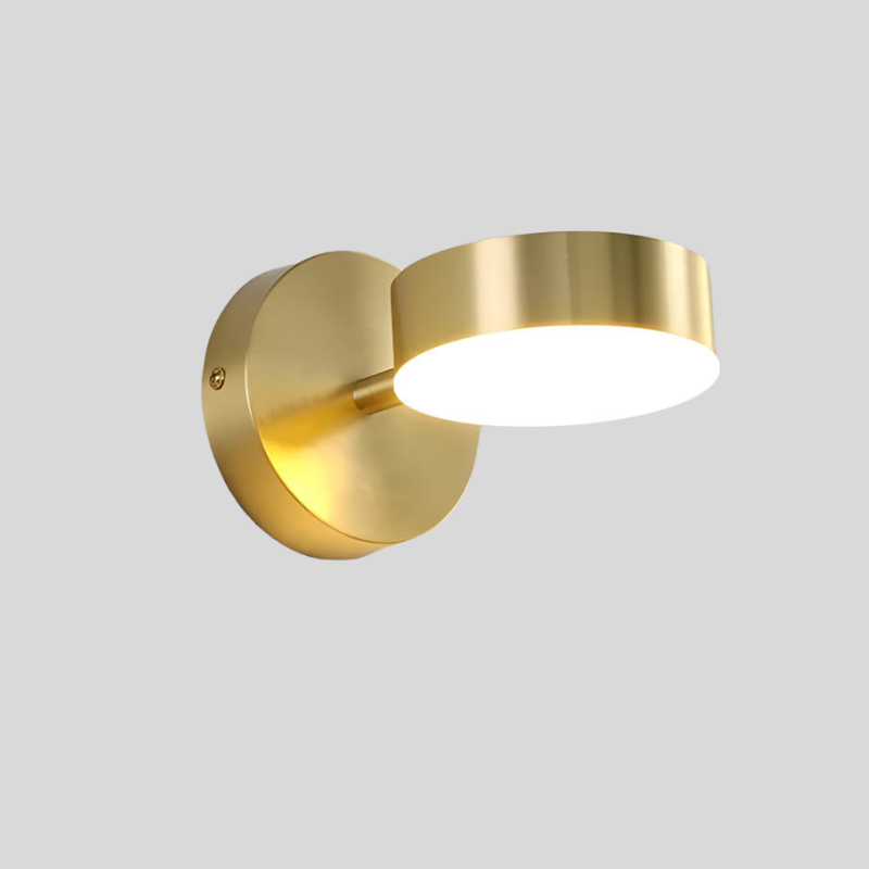 Luvikno | Elegant skandinavisk kobber LED vegglamper for stilfull belysning