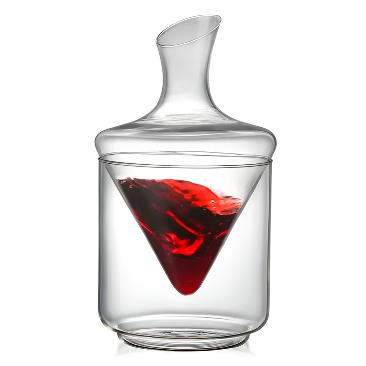 Whisky Karaffel med Isbøtte – Luviknoykrystallfri Premiumglass | Stilig Sett for Whisky, Vodka & Brandy | Luvikno