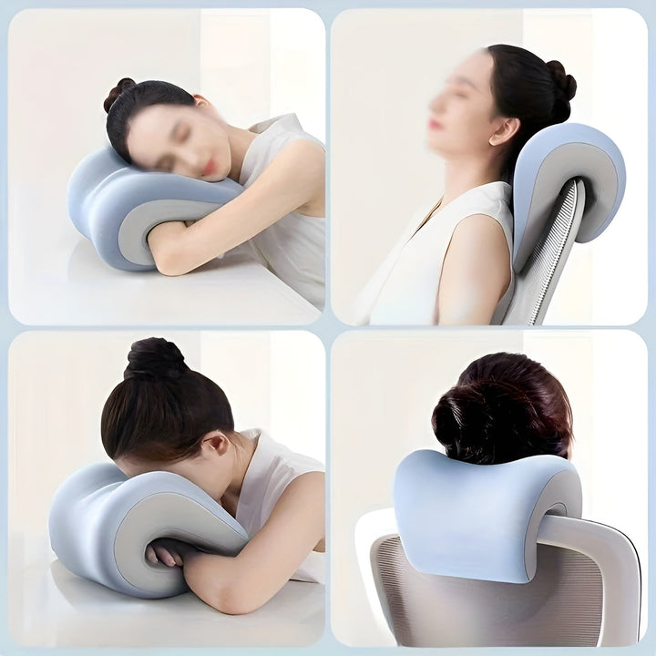 Ergonomisk Nakkepute – Komfortabel Hode- og Nakkebeskyttelse | Ideell for Avslapning | Luvikno