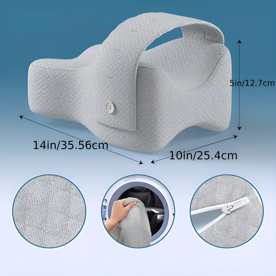 Kneeputer for side sleepers – Ergonomiske & justerbare | Lindring for knær og rygg | Luvikno