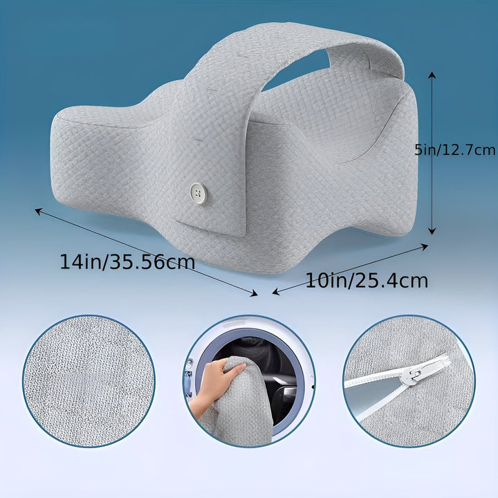 Kneeputer for side sleepers – Ergonomiske & justerbare | Lindring for knær og rygg | Luvikno