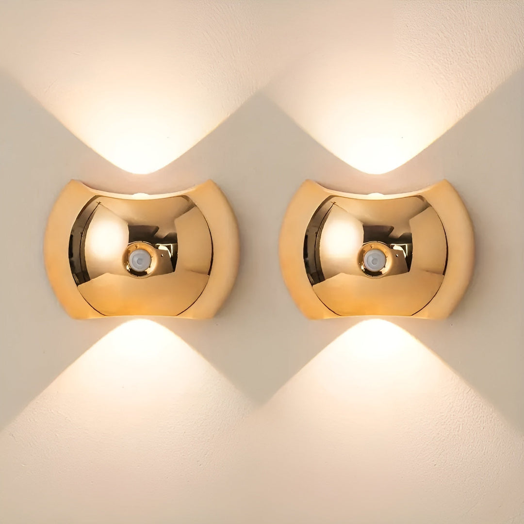 Vegglampe med bevegelsessensor – Dual LED lys Opp & Ned | Magnetisk & Bærbar | Luvikno