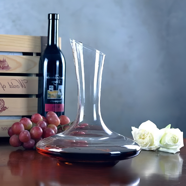 Krystall vin karaff – Håndlaget Elegant | 1500 ml Ideell for barer, leiligheter og kontorer | Luvikno