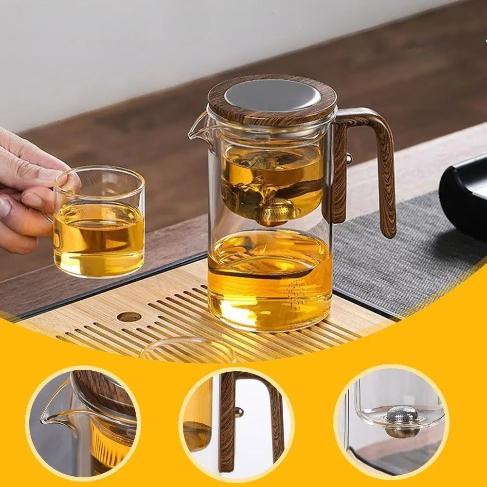 TranquilSip Teekanne – Magnetisk Bryter Filterglass Teapot | Luvikno