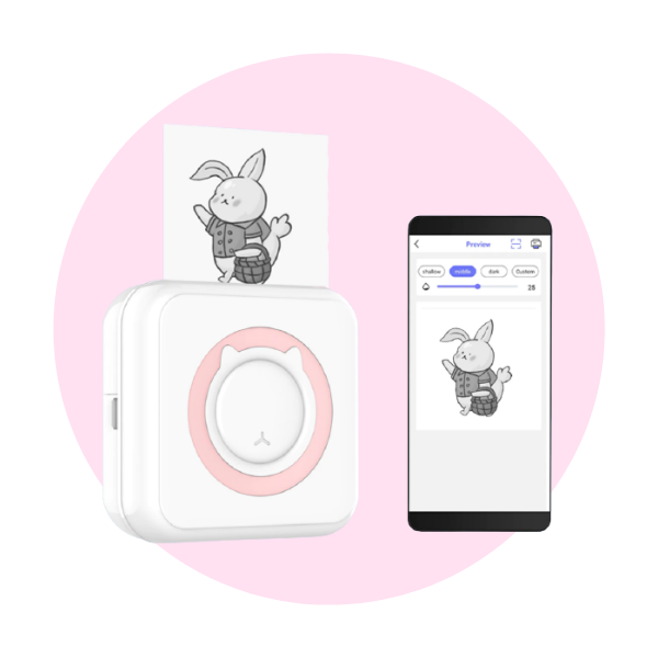 Praktisk Mini Pocket Printer | Luvikno