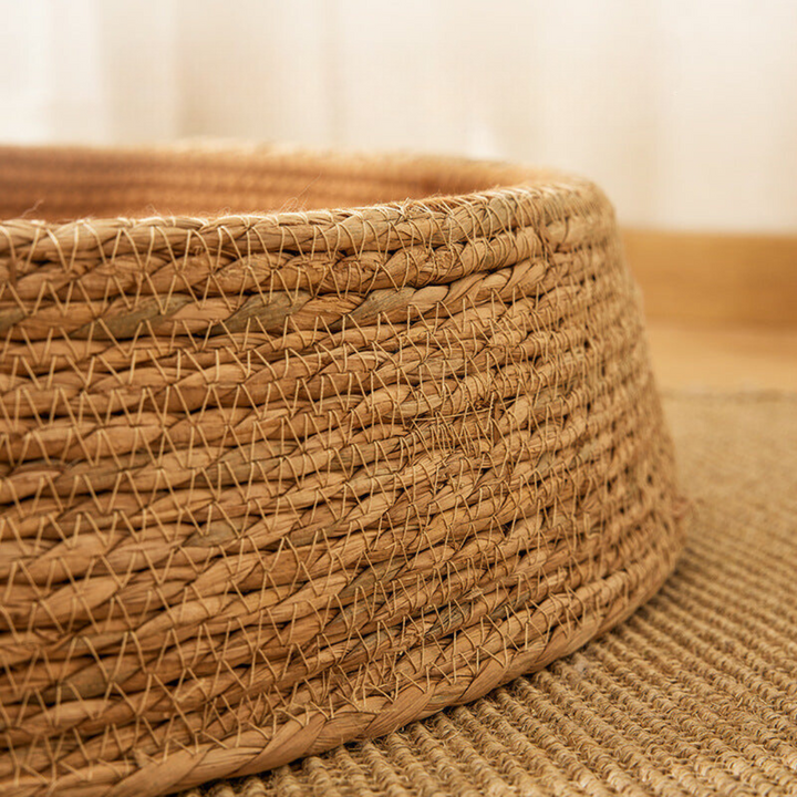 Håndvevd rattan katt klore seng Luvikno