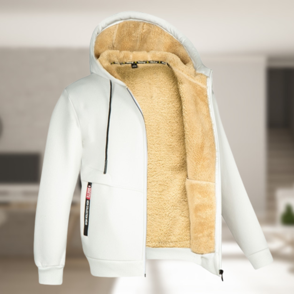 Luvik | Herre vinterjakke med hette og fleece