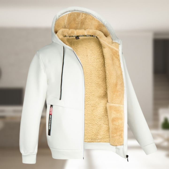 Luvik | Herre vinterjakke med hette og fleece