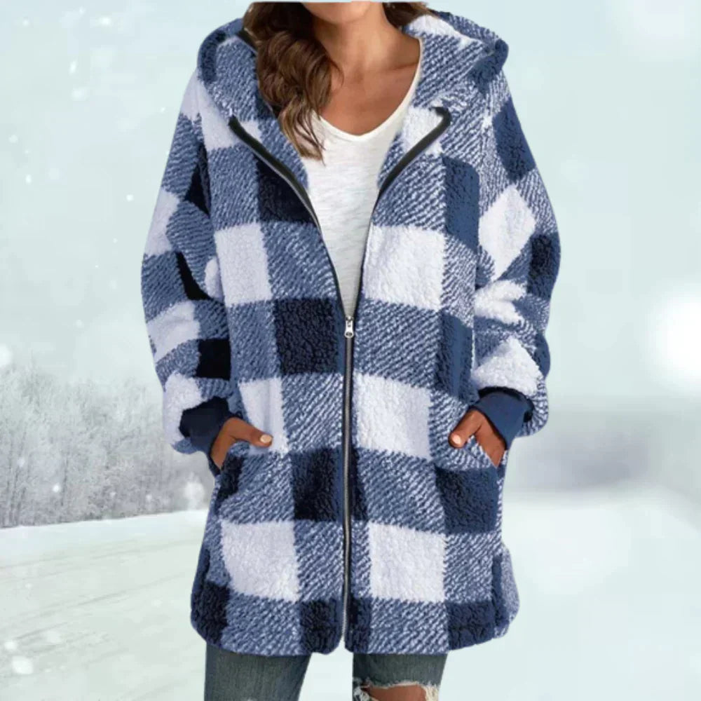 Luvik | Ruudullinen talvitakki