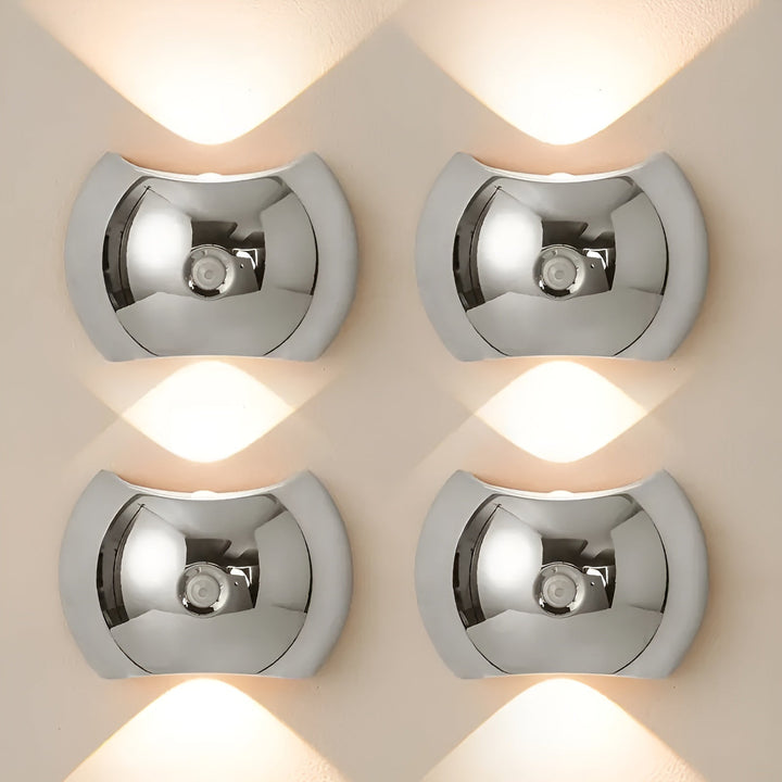 Vegglampe med bevegelsessensor – Dual LED lys Opp & Ned | Magnetisk & Bærbar | Luvikno