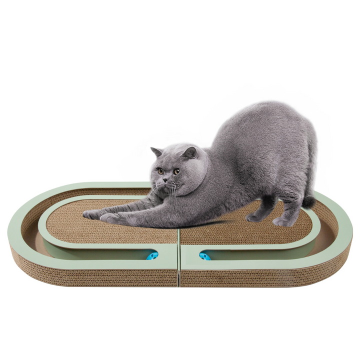 Katt Klore- og Lekeseng Laget av Papp Luvikno