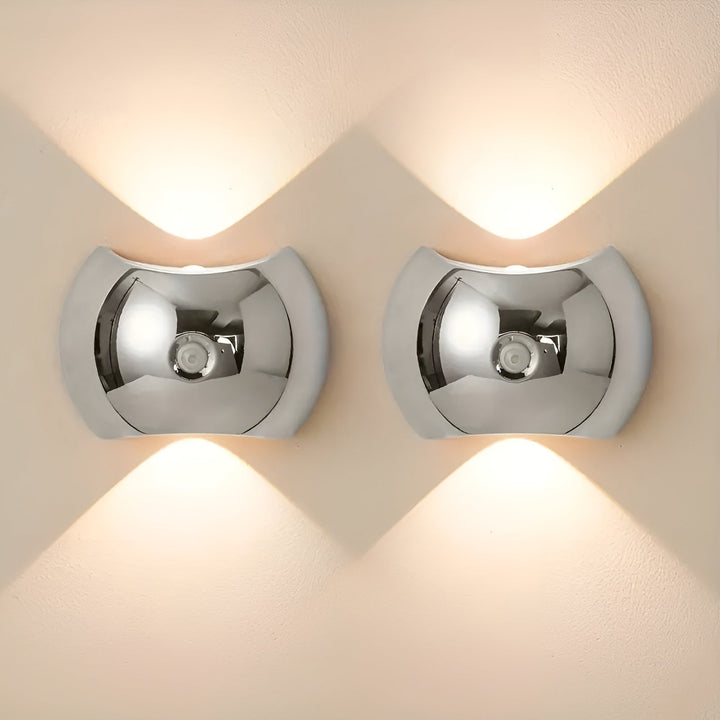 Vegglampe med bevegelsessensor – Dual LED lys Opp & Ned | Magnetisk & Bærbar | Luvikno
